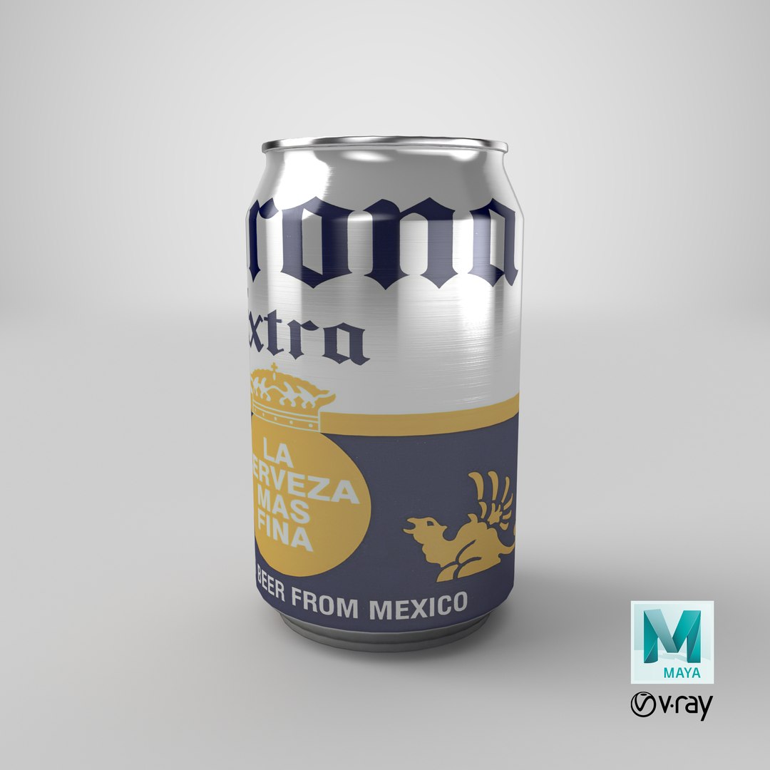 Beverage Can 330 ml Corona 3D model https://p.turbosquid.com/ts-thumb/jv/YGqXPM/UK/stemcell_maya_vray_render/png/1668016173/1920x1080/fit_q87/5cf3cc6a1123c0913cfa30ae5ea63e658913537c/stemcell_maya_vray_render.jpg