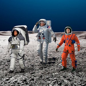 NASA Astronauts Rigged Collection