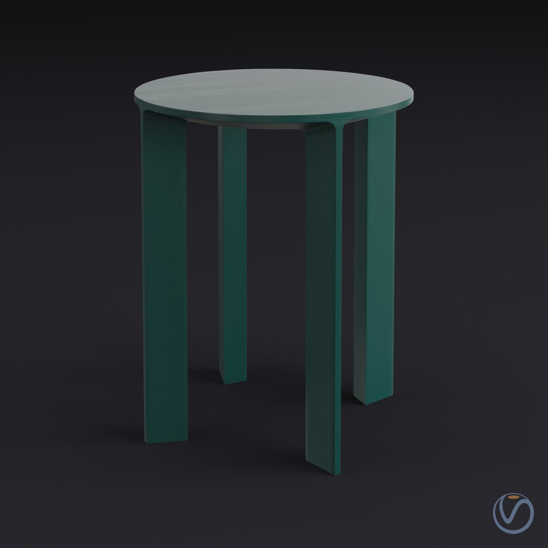 Hans stool model - TurboSquid 1589429