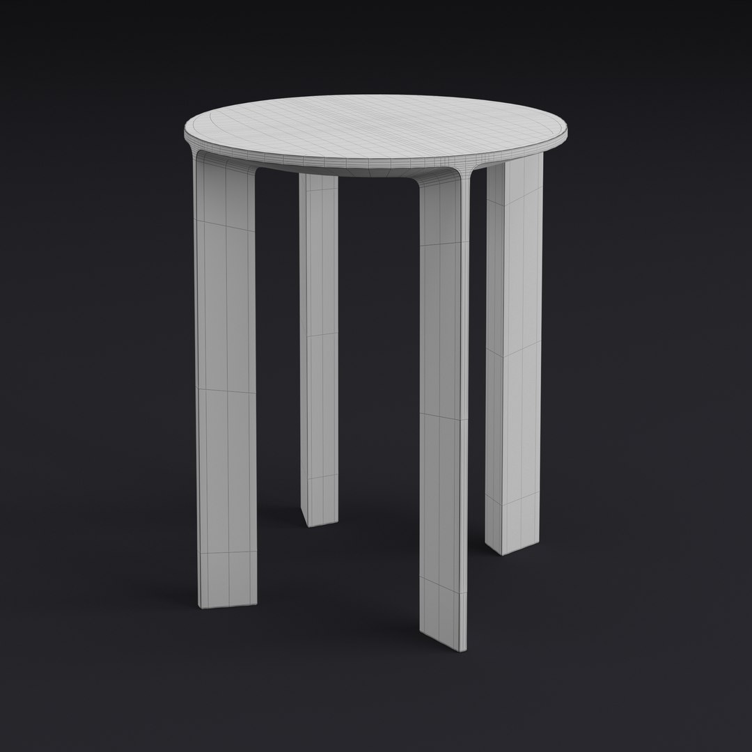 Hans stool model - TurboSquid 1589429