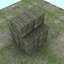 Low Poly Hay Bale Stack