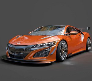Acura NSX 2017 - High Detailed 3D Model 3D model