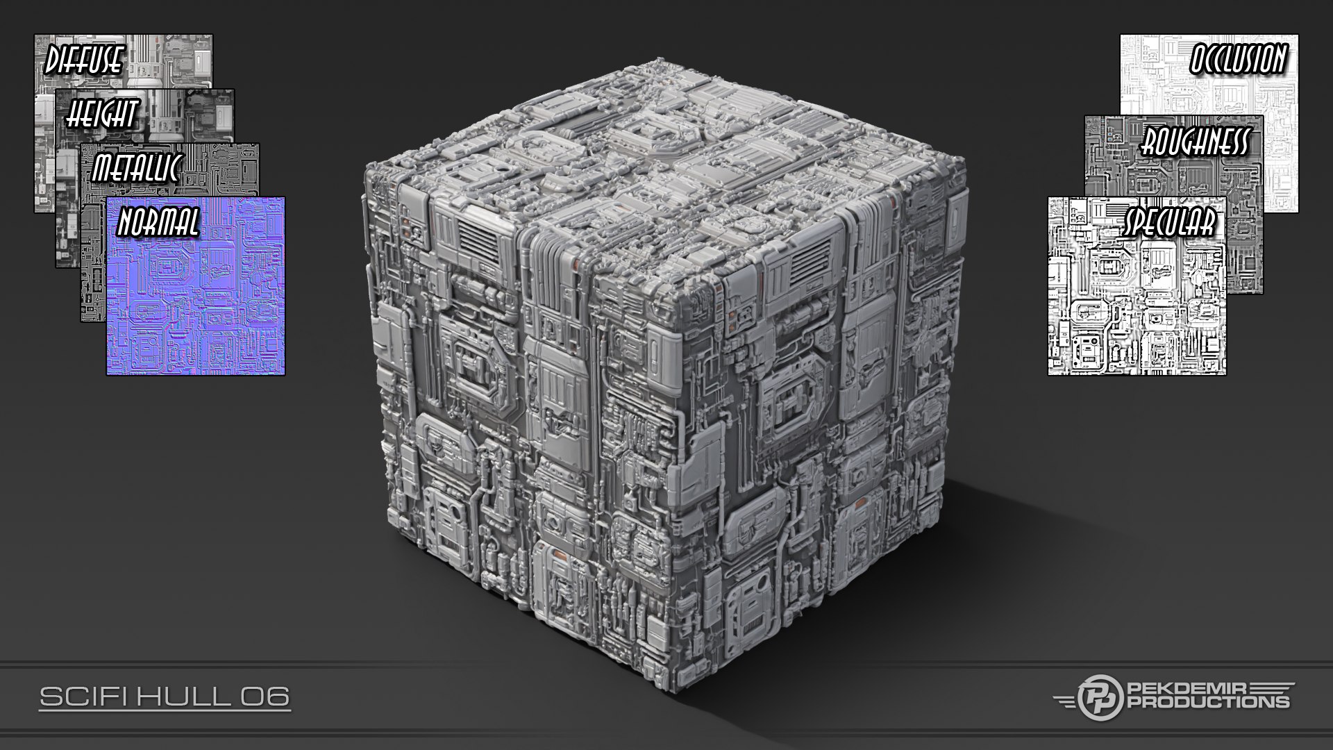 3D PBR Scifi Hull Texture Collection - TurboSquid 2105679