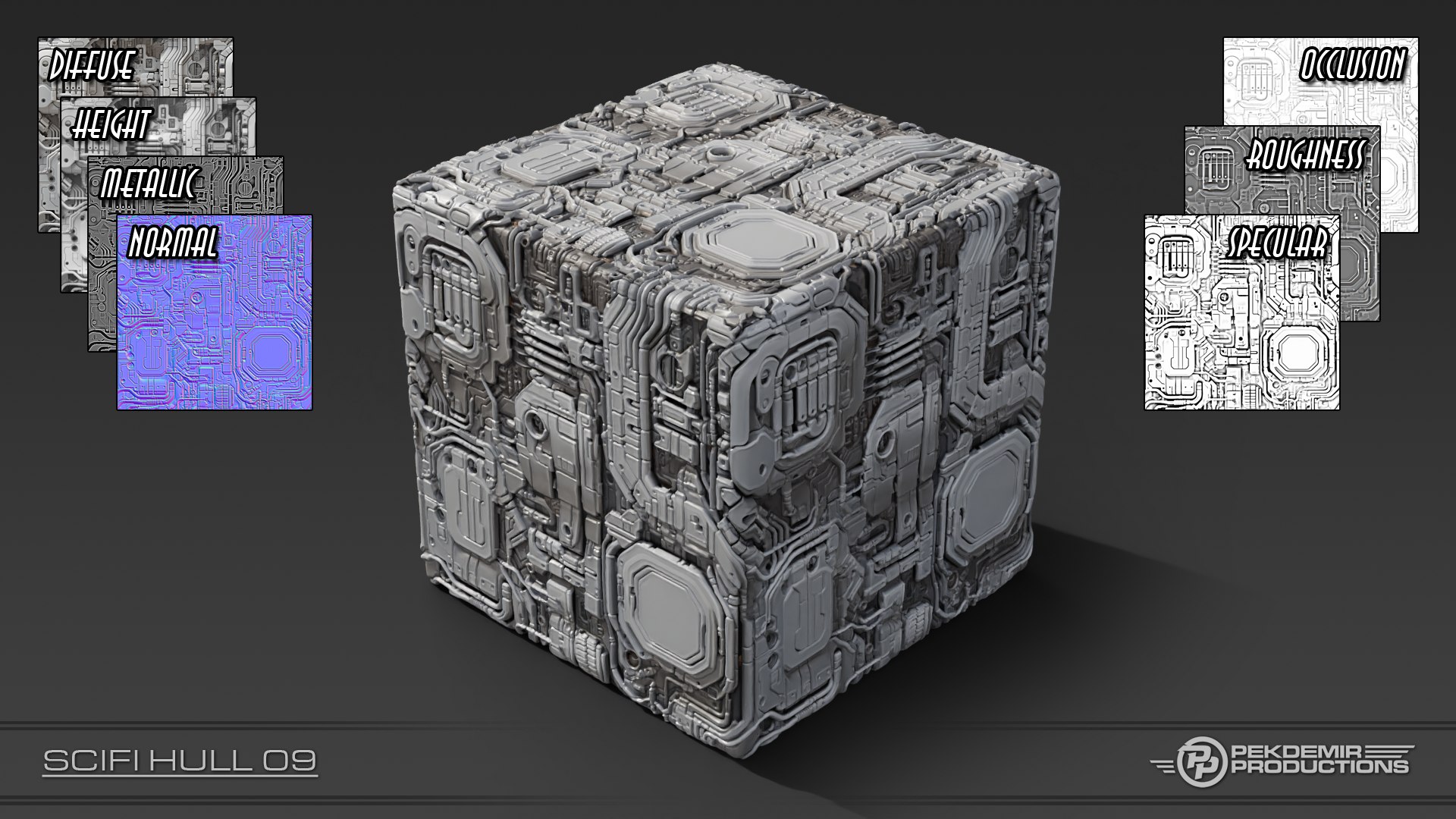3D PBR Scifi Hull Texture Collection - TurboSquid 2105679