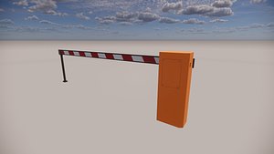 3D Parking Barrier model