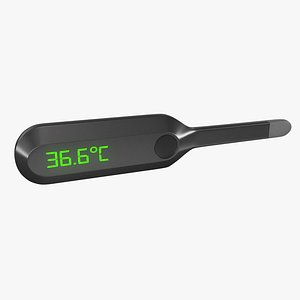 digital thermometer 3D model