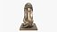 Lion Statue Sitting Neutral Bronze