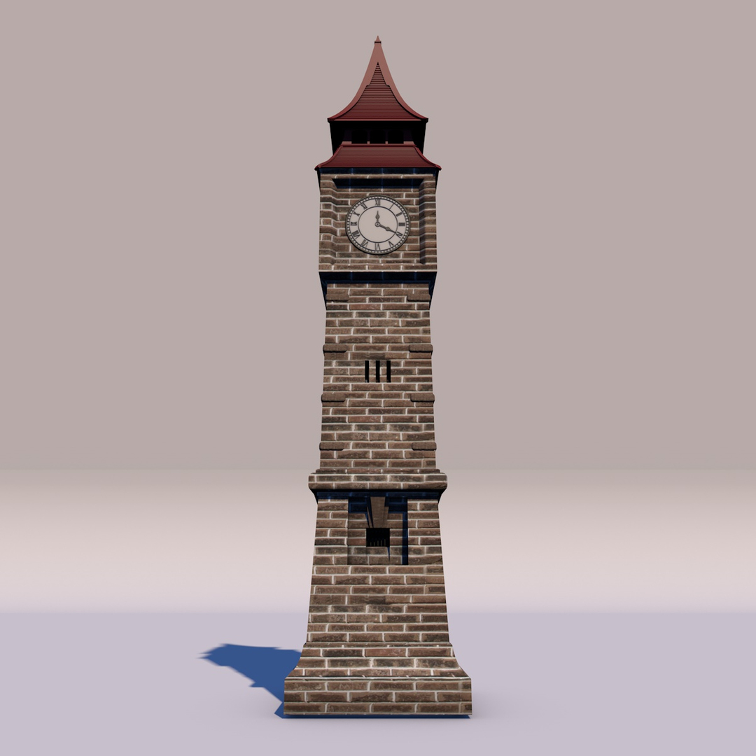 Ben Clock Yemen 3D Model TurboSquid 1321361