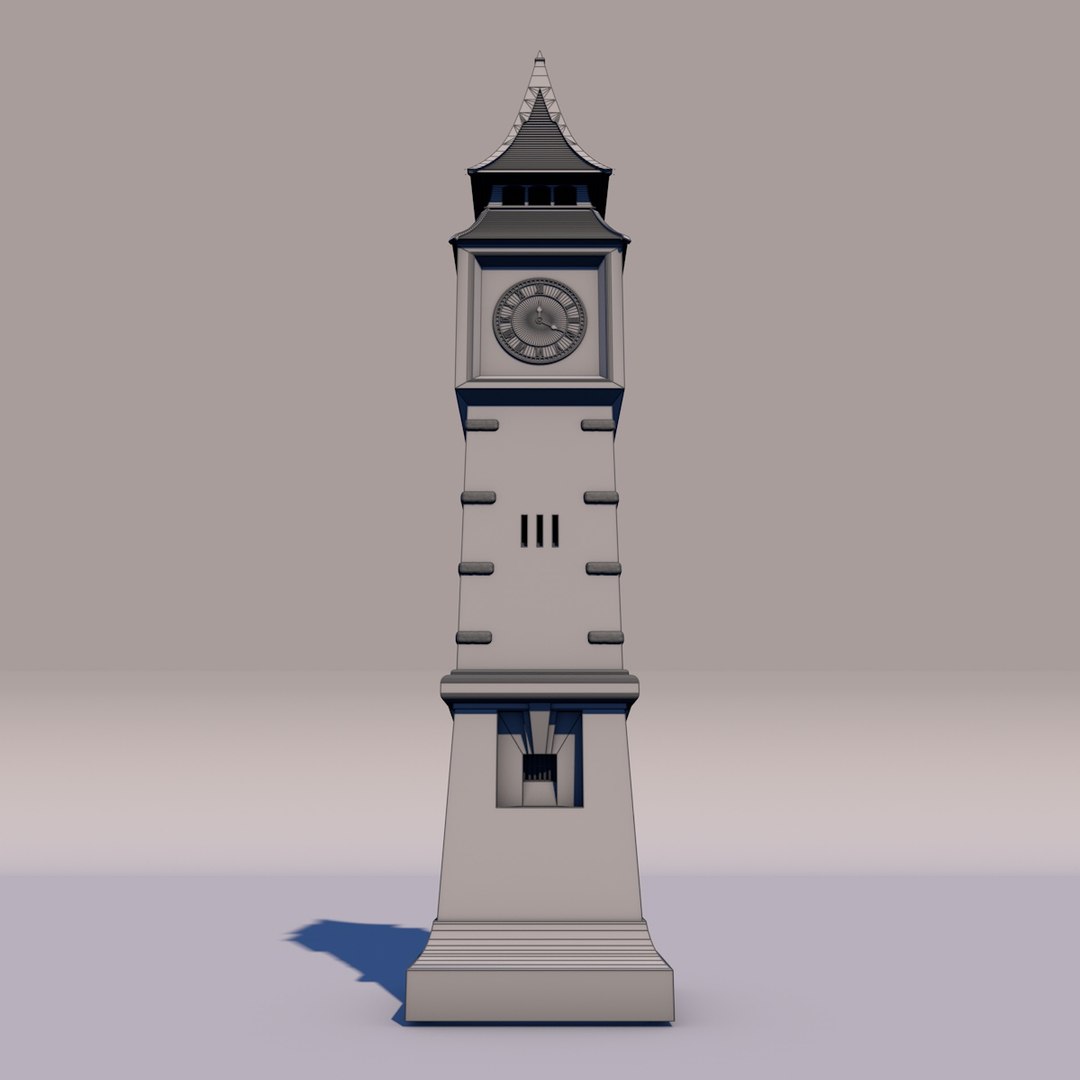 Ben Clock Yemen 3D Model TurboSquid 1321361