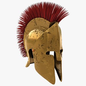 3D Greek Spartan Helmet