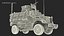 MaxxPro Armored Fighting Vehicle Rigged for Cinema 4D