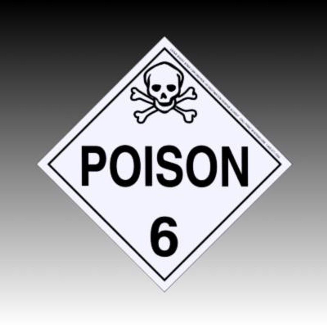 3ds max poison placard sign