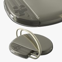 Artificial Heart Pacemaker Device with Leads Medical Gold