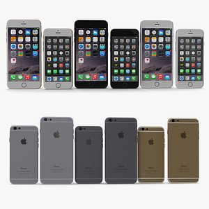 3D iPhone 6 Collection 2 model