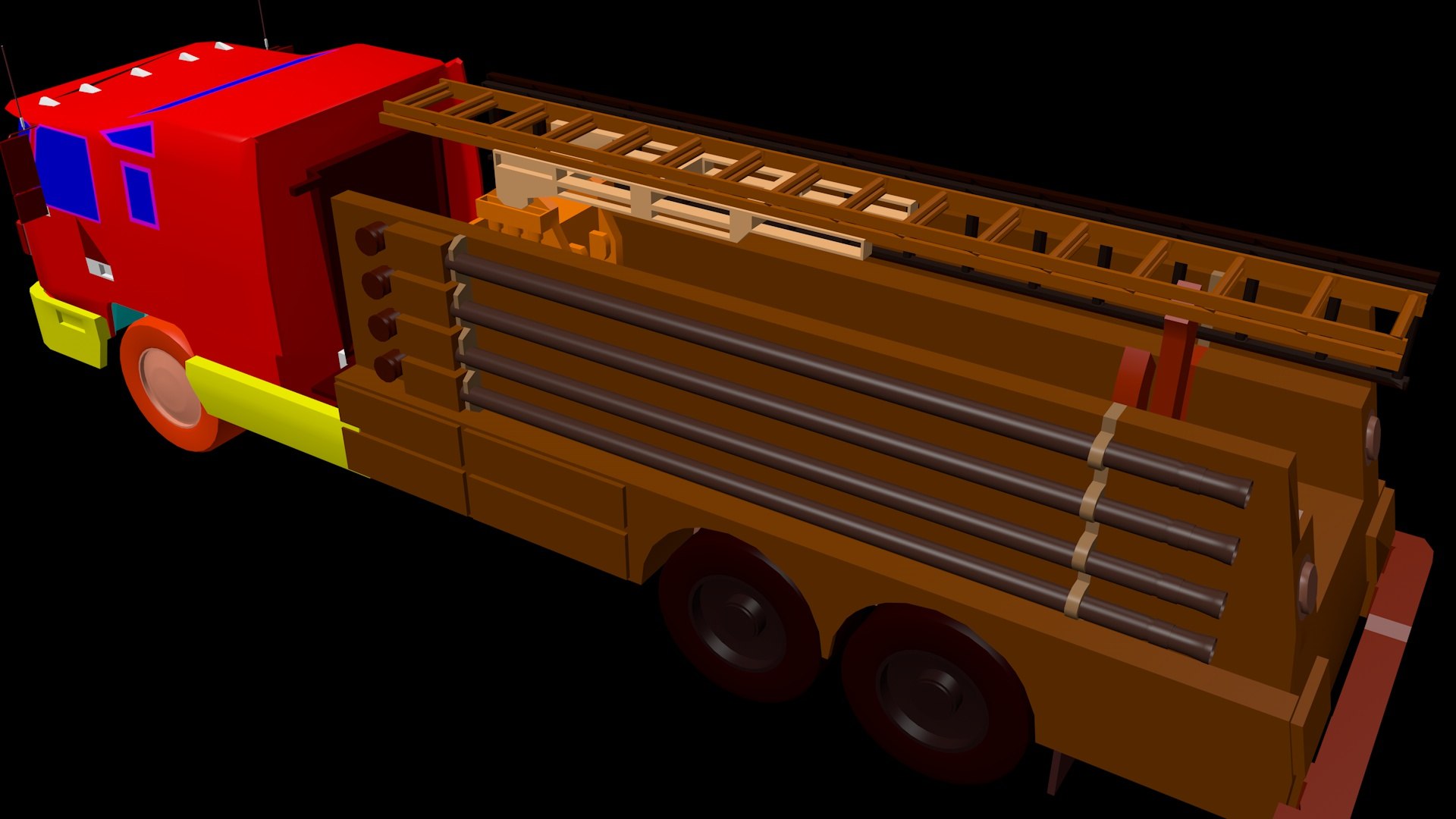 Fire engine fire truck model - TurboSquid 2087242