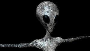 grey alien 3D model