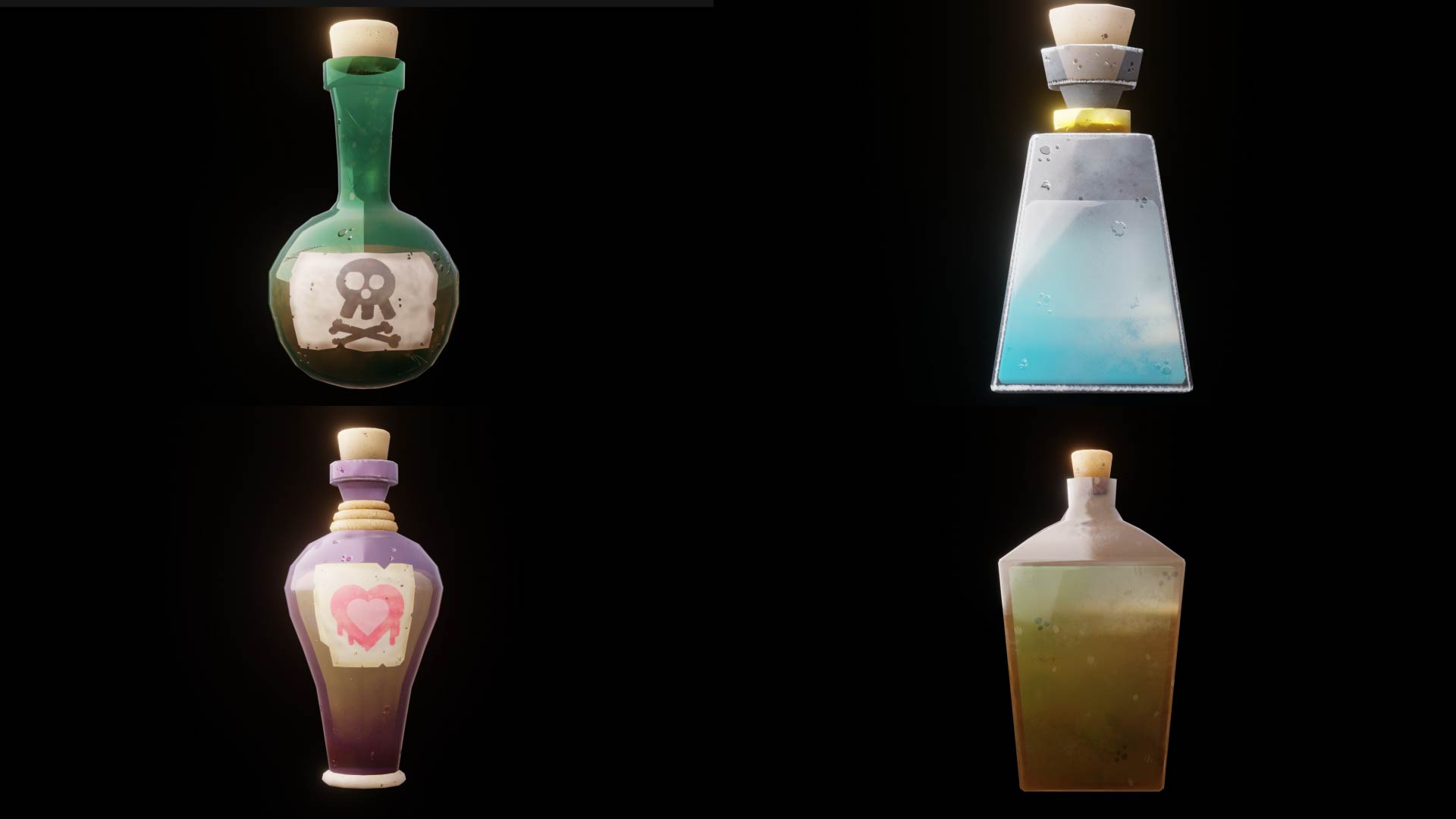 3D Model Asset Pack Vol 1 - Bottles - TurboSquid 1960423