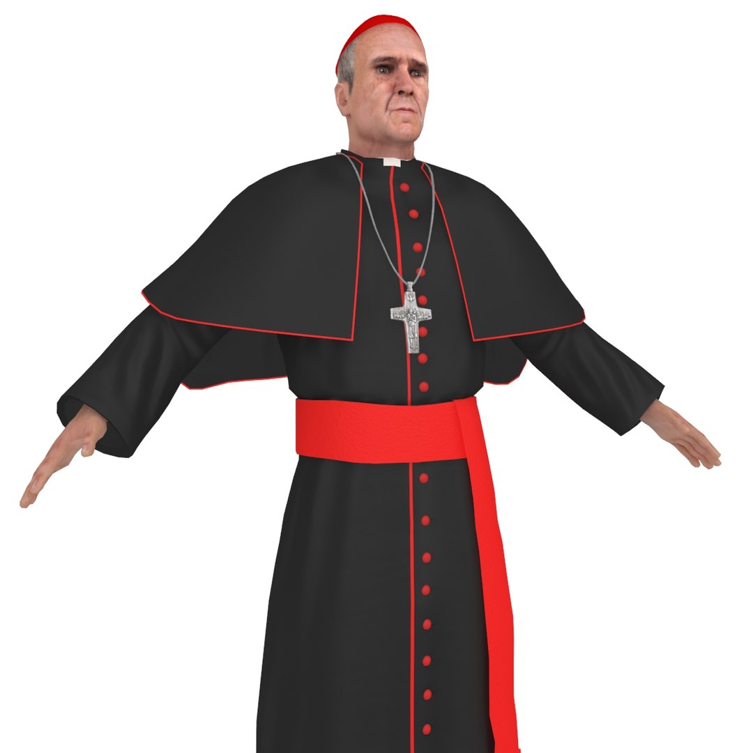 3D Catholic Priest Model - TurboSquid 1280242