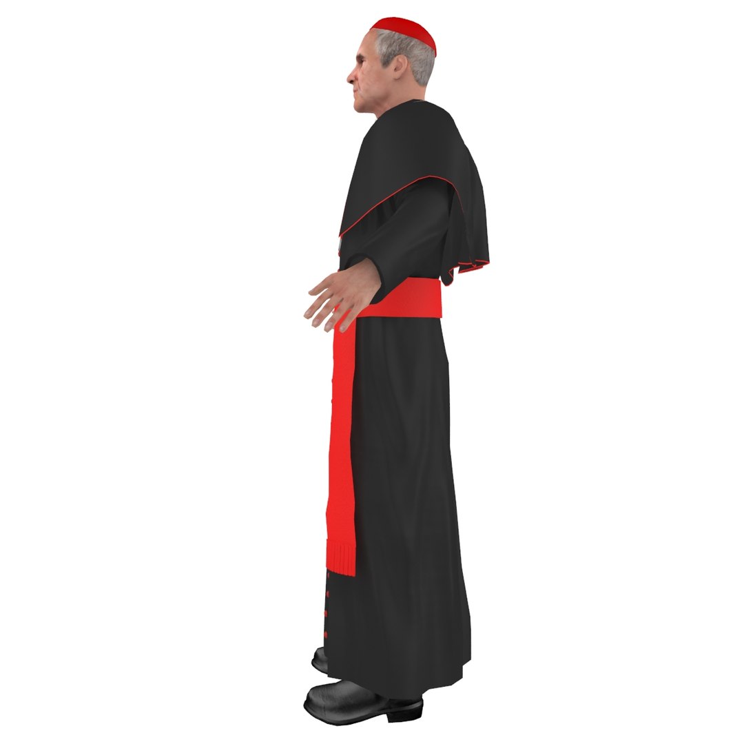 3D Catholic Priest Model - TurboSquid 1280242