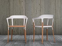 Erwan & Ronan Bouroullec Steel Wood Chair
