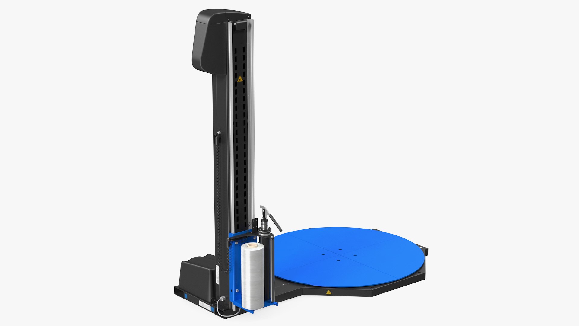 Semi Automatic Pallet Wrapping Machine 3D model preview