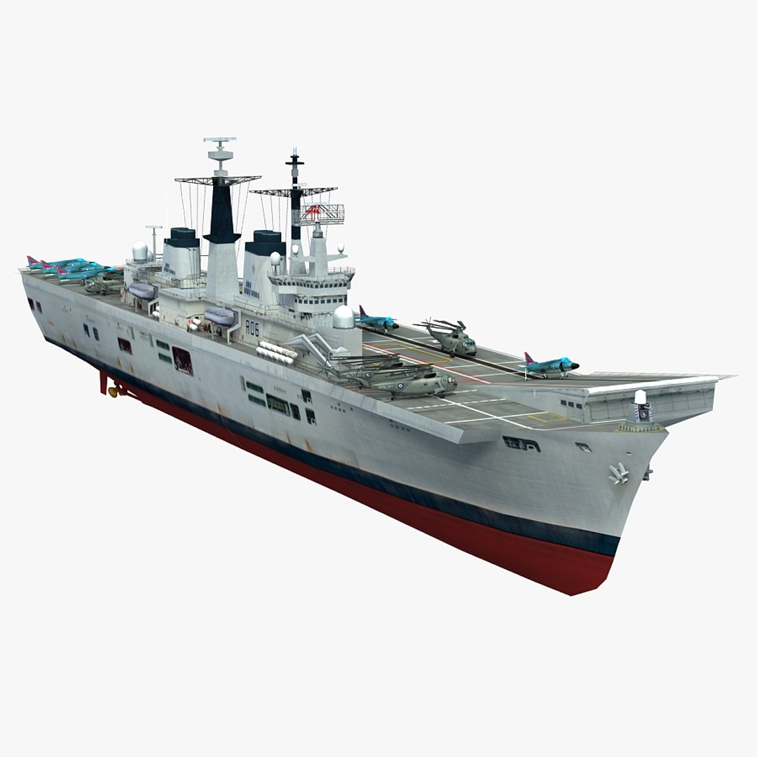 3ds Max Hms Illustrious R06 Carrier