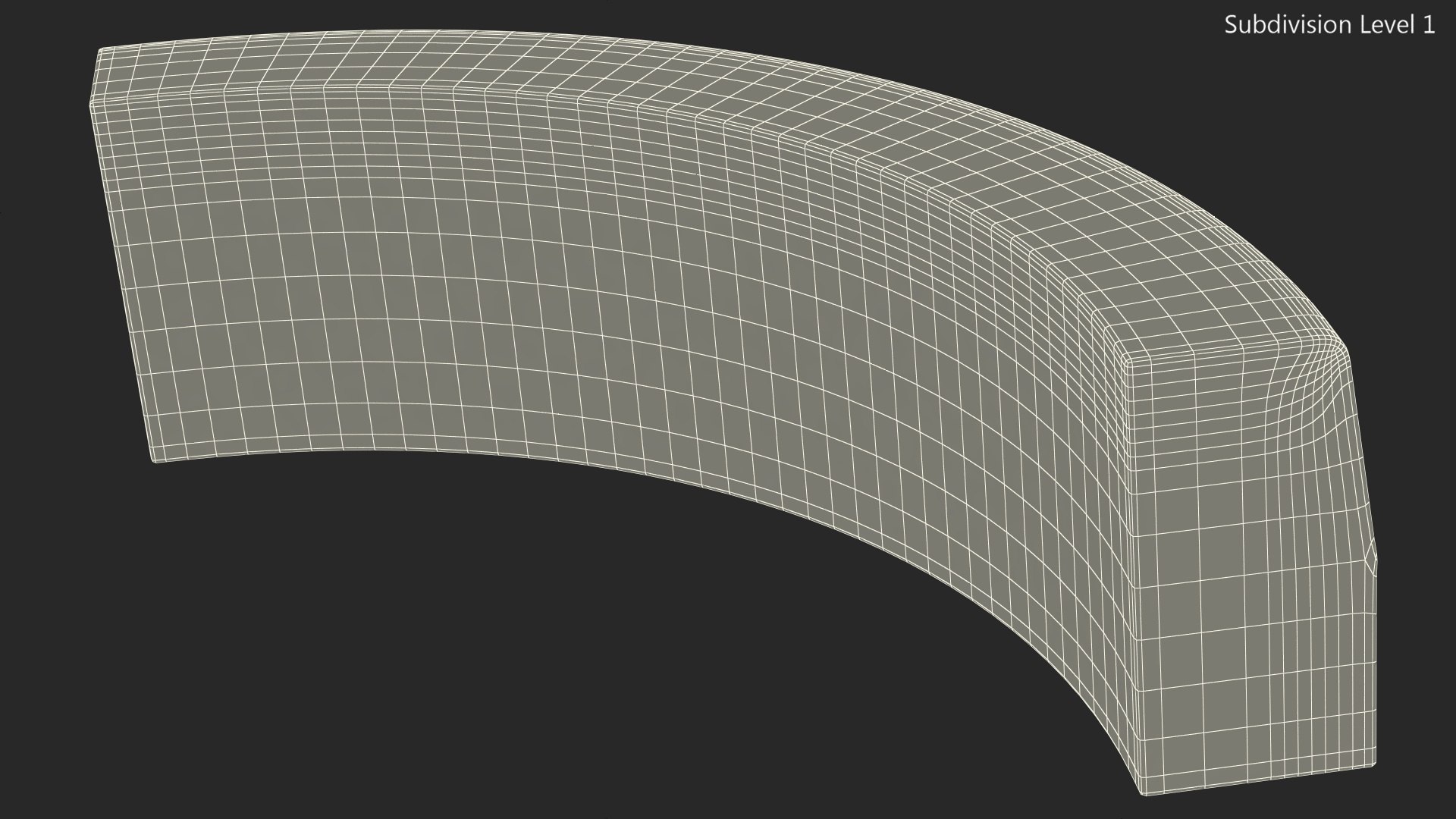 3D model Yellow Curb Rounded - TurboSquid 2028416