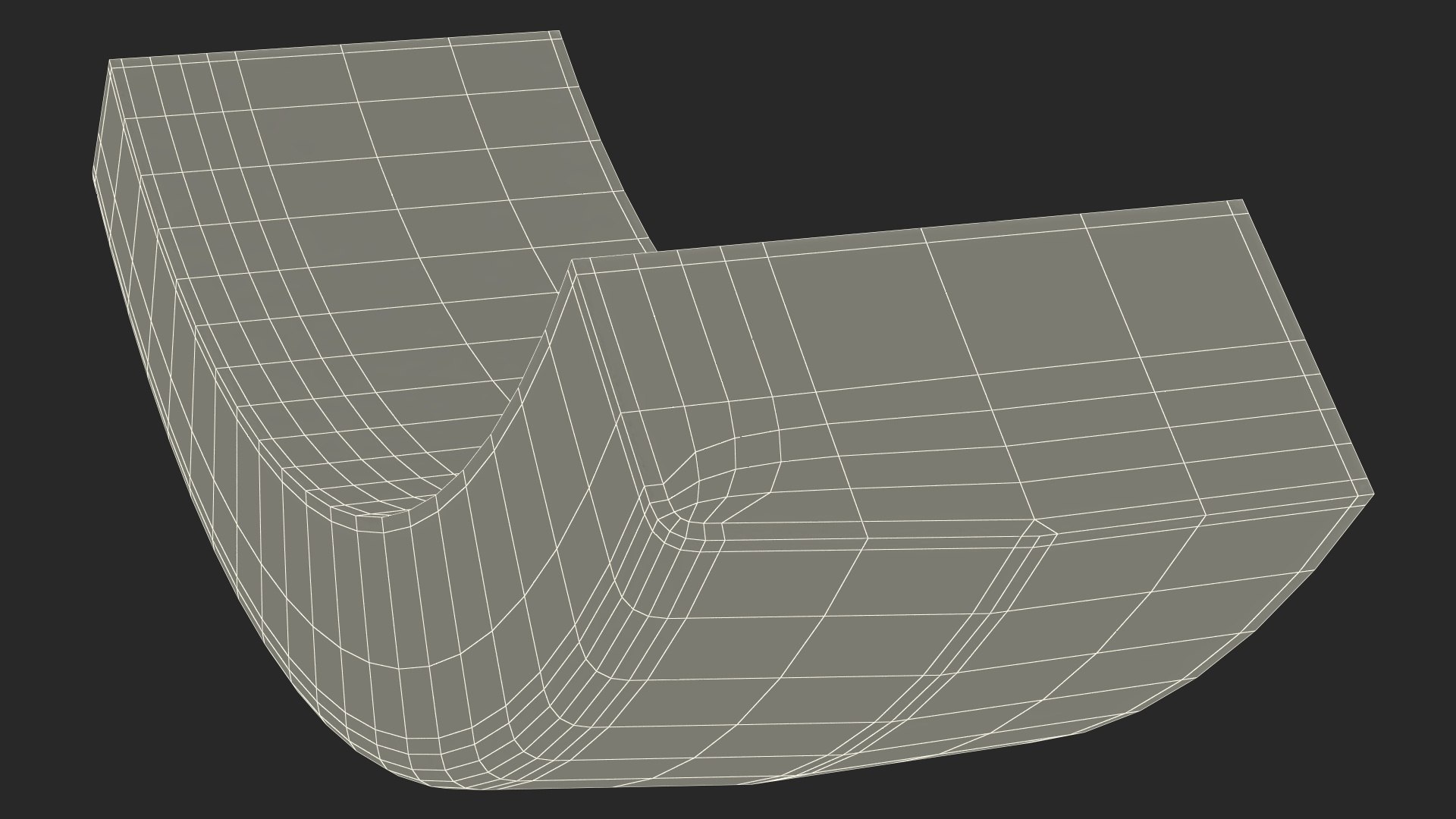 3D model Yellow Curb Rounded - TurboSquid 2028416