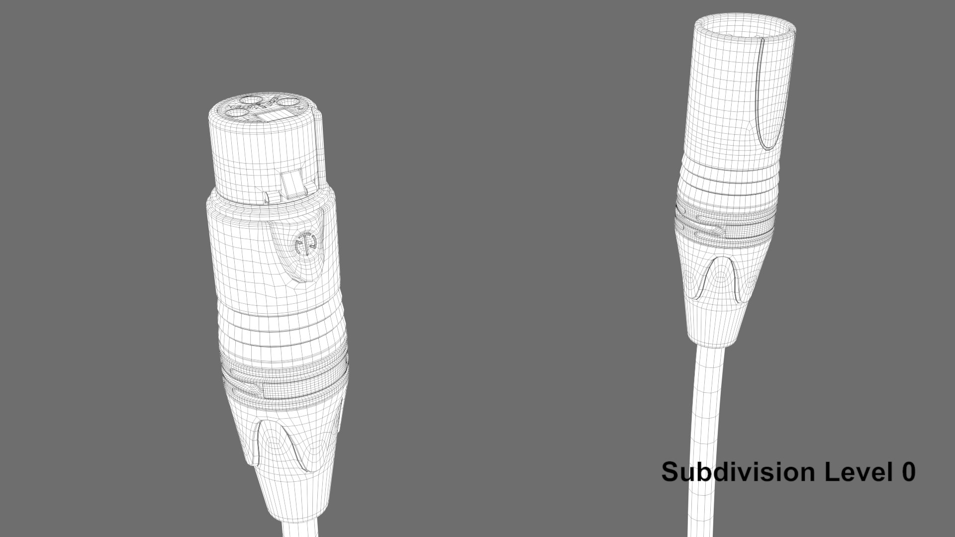 3D Shure Sm 58LC with Neutrik XLR cable model https://p.turbosquid.com/ts-thumb/jw/LkRe4n/FW/neut_wireframe_subd_0/jpg/1644134724/1920x1080/fit_q87/fc867975f31ce34fd8f3e88e396afea256dc61d6/neut_wireframe_subd_0.jpg