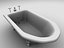 HiRes Victorian Clawfoot Bathtub