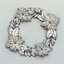 3D cnc decorative wreath model