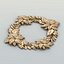 3D cnc decorative wreath model