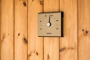 3D rento sauna thermometer model