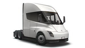 3D Tesla Semi Truck 2023 model