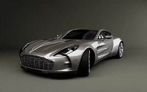 one-77 aston martin 3d model