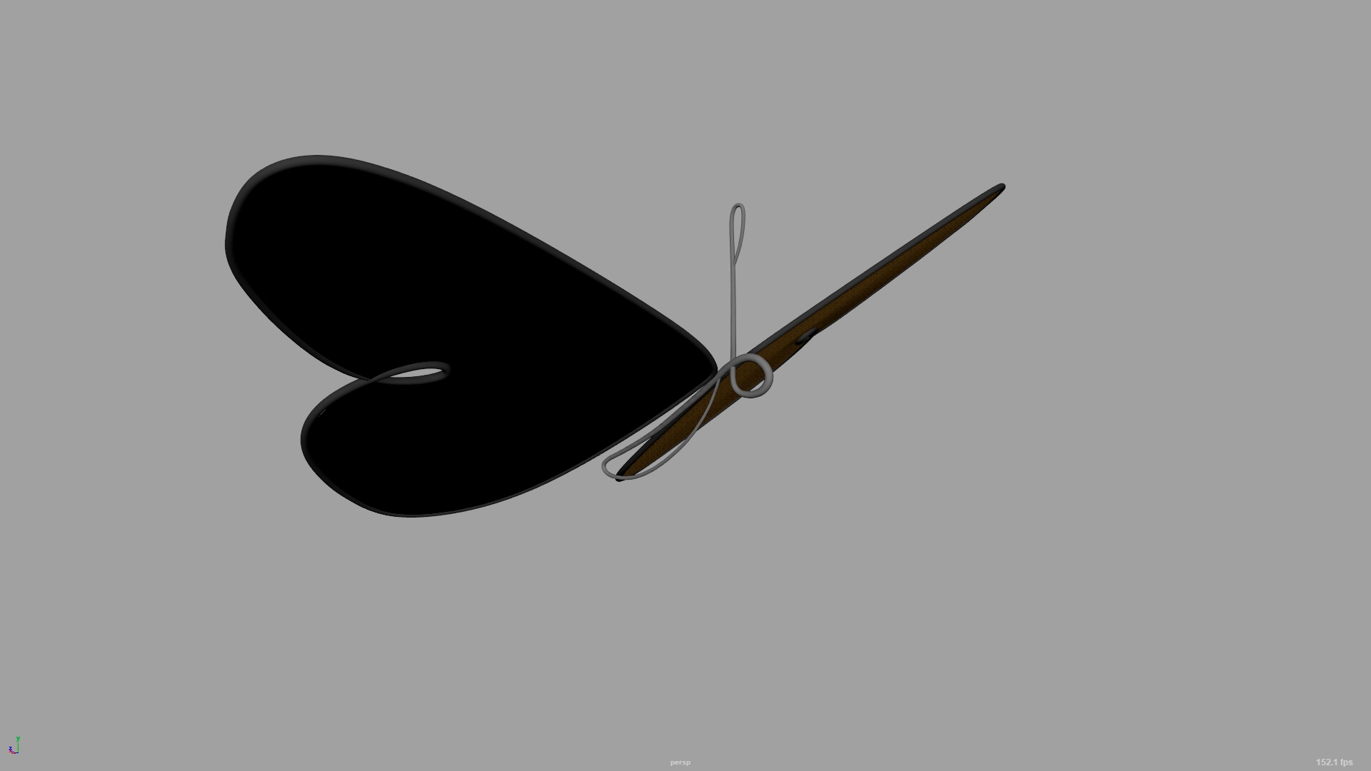 Butterfly Line Rig 3D model - TurboSquid 1882263