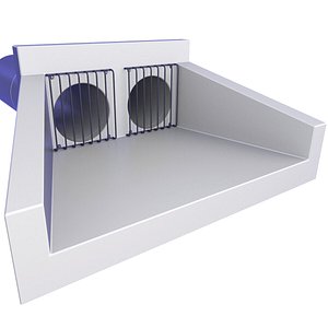 Concrete WingWall Drain Outlet 18