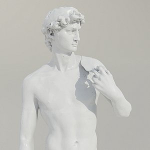 3D David by Michelangelo 3d model