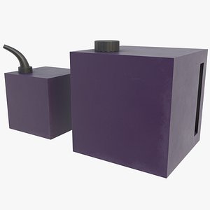 3D Liquid container 08