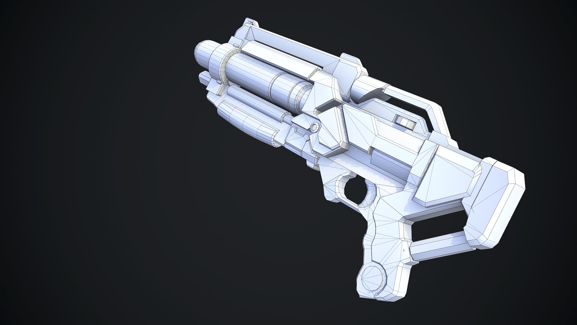 3d Sci-fi Assault Rifle Future Model