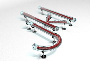 jkl letters glass tube model