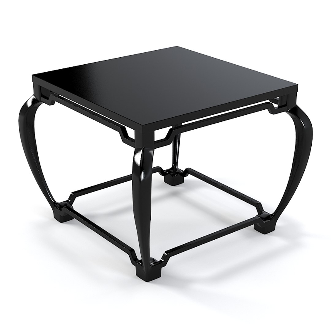 3d Oriental Coffee Table Model