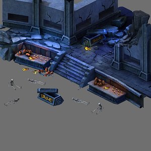 3D tomb - wall table