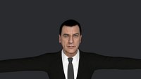 Van Damme Kickboxer  Hyper Realistic Full Body Fully Rigged Character
