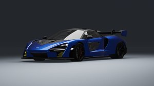 3D McLaren Senna