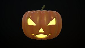 3D halloween pumpkin