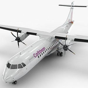 ATR 72 CARIBBEAN AIRLINES L2038 3D