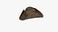 Leather pirate hat