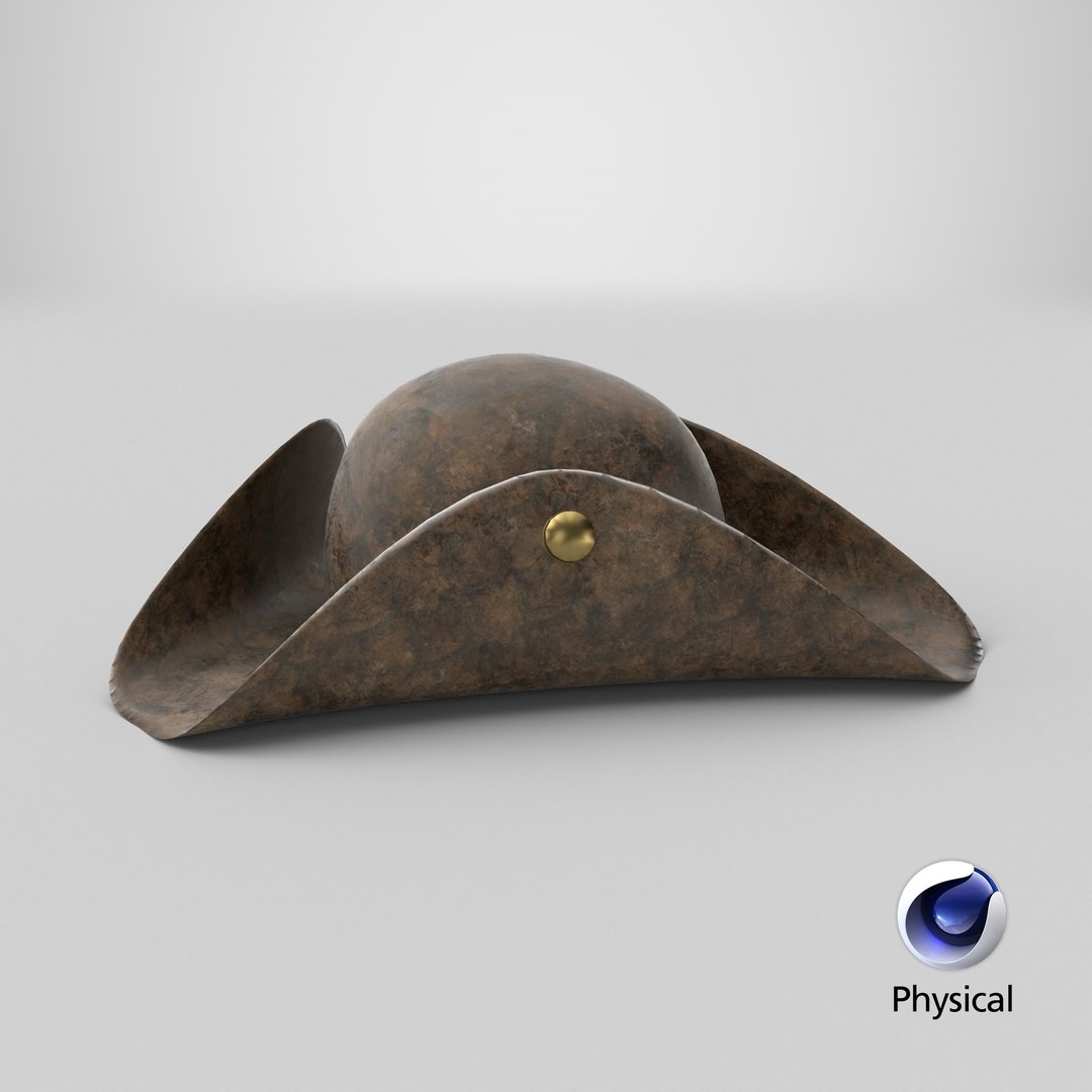 3D Leather pirate hat https://p.turbosquid.com/ts-thumb/jx/13ObqB/B1/stemcell_cinema_4d_physical_render/png/1719325090/1920x1080/fit_q87/d7a2d336764b32e8af09704216988c3509d16d1d/stemcell_cinema_4d_physical_render.jpg
