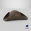 Leather pirate hat